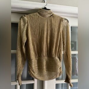 Bailey 44 Gold Long Sleeve Top